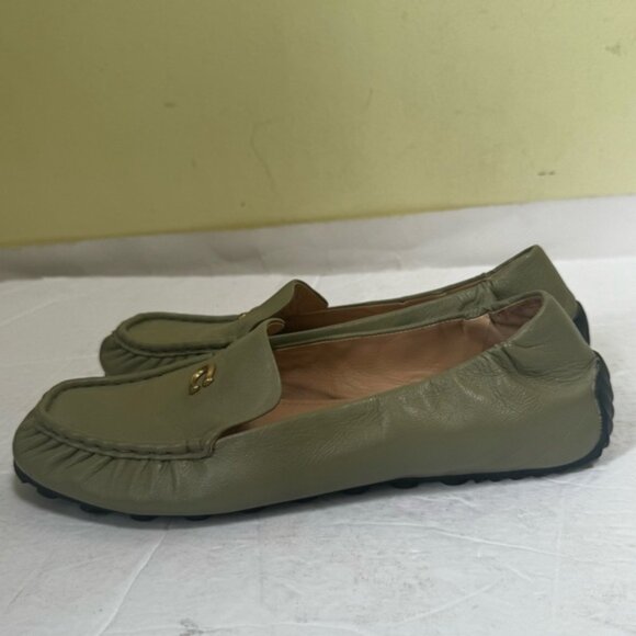 Coach Ronnie Loafer C Logo Leather Driving Shoes Slip On Minimalist Comfort Flat - Picture 3 of 16